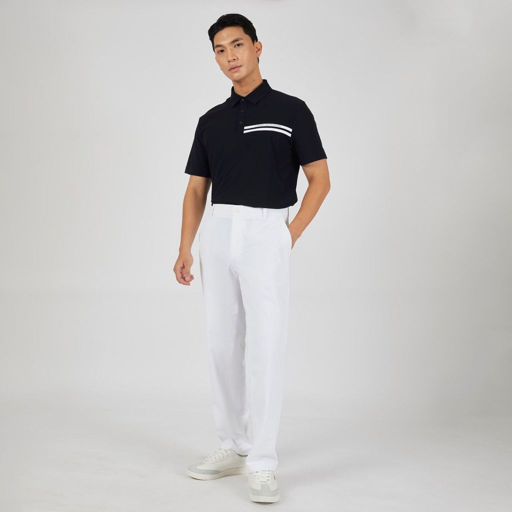 Áo golf tay ngắn nam GP121MTS33-BLCK | Le Coq Sportif
