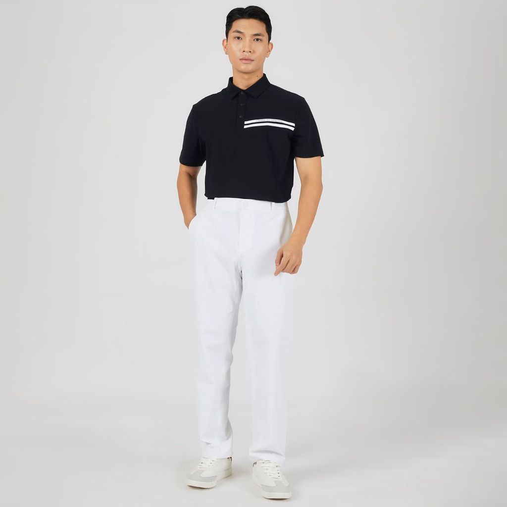 Áo golf tay ngắn nam GP121MTS33-BLCK | Le Coq Sportif