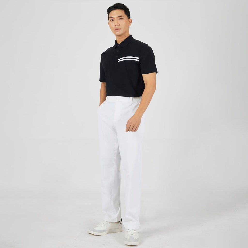 Áo golf tay ngắn nam GP121MTS33-BLCK | Le Coq Sportif