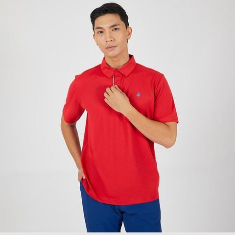 Áo golf tay ngắn nam GP121MTS35-TRED | Le Coq Sportif