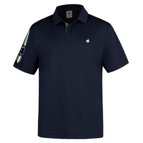 Áo golf tay ngắn nam GP221MTS53-NAVY | Le Coq Sportif
