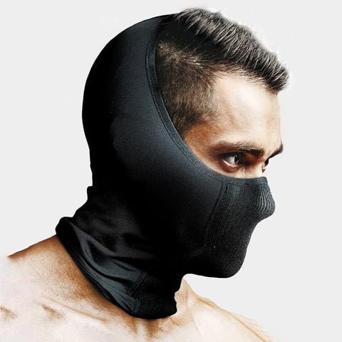 Khẩu trang F3H Lightweight Filtering Moisture-Wicking Breathable Half-Balaclava BLACK | NAROO