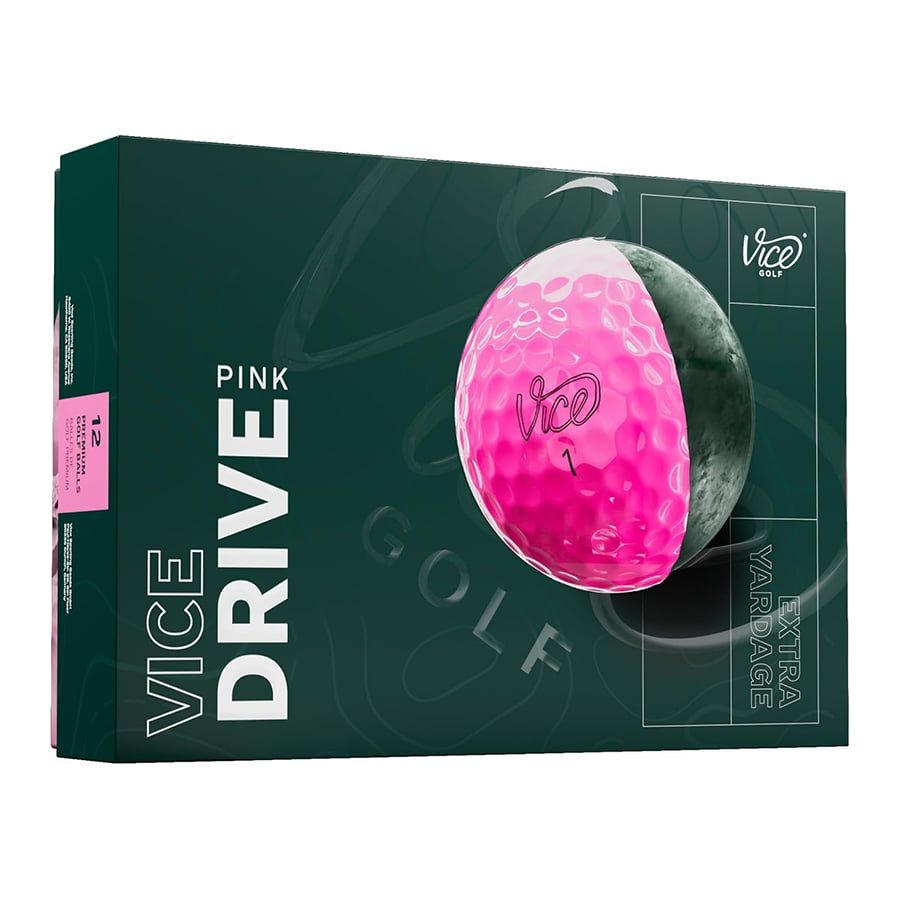 Bóng Golf Vice Drive 2 Lớp Màu PINK | Vice Golf