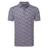 Áo Golf Tay Ngắn Meadow Print Lisle Self Collar 39451 | Foo