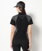 Áo Golf Tay Ngắn Nữ MCW-6A-AP51 Black | MARK & LONA