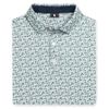 Áo Golf Tay Ngắn Surfs Up Print Lisle Self Collar 39473 | F