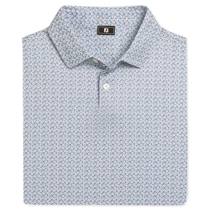 Áo Golf Tay Ngắn Floral Mark Lisle Self Collar  39460 | Foo