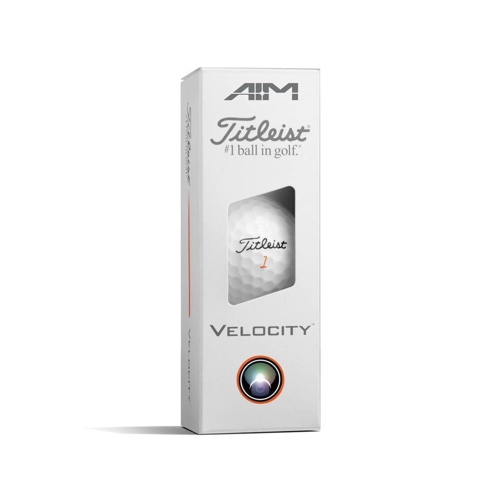 Hộp 12 Bóng golf Velocity AIM 2 lớp trắng 2026 | Titleist