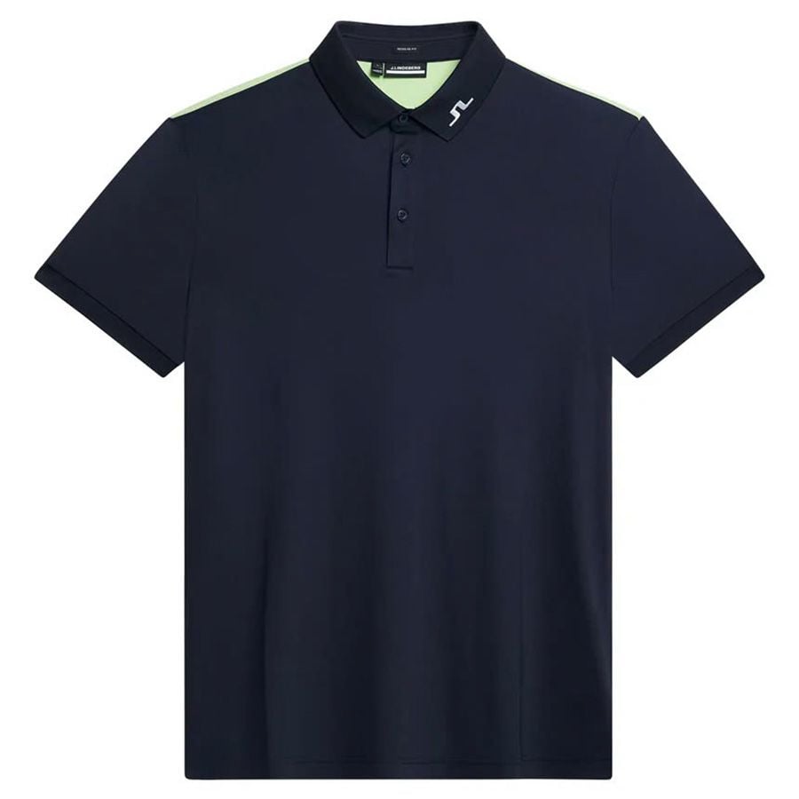 Áo golf nam tay ngắn Jeff Reg Fit Polo JL Navy GMJT09170-6855 | J.Lind