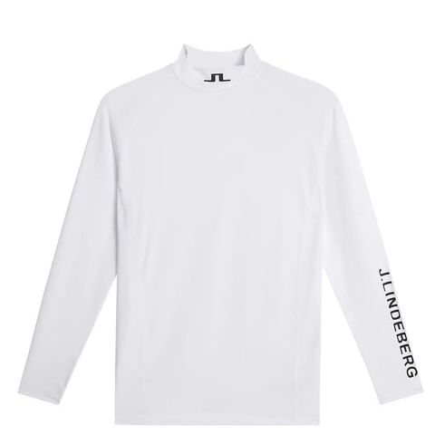 Áo golf nam tay dài Aello Soft Compression WHITE GMJT06334-0000 | J.Lindeberg