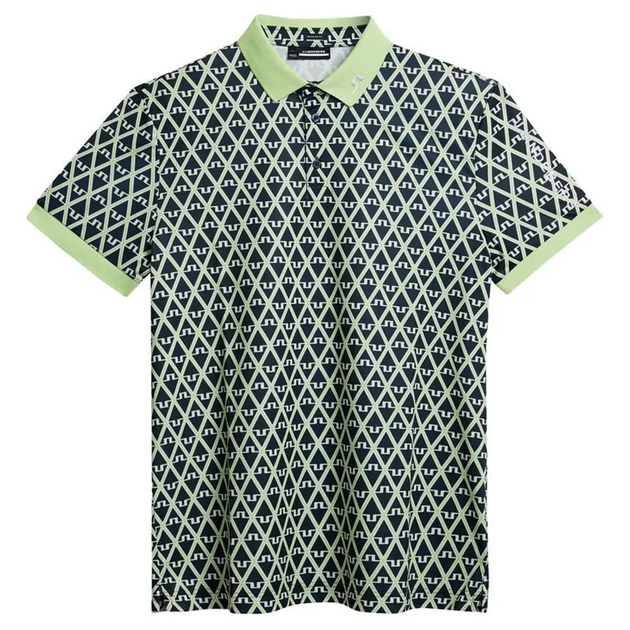 Áo golf nam tay ngắn Tour Tech Reg Fit Print Polo Geo JL Navy GMJT0916