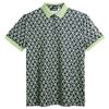 Áo golf nam tay ngắn Tour Tech Reg Fit Print Polo Geo JL Navy GMJT09167-O500 | J.Lindeberg