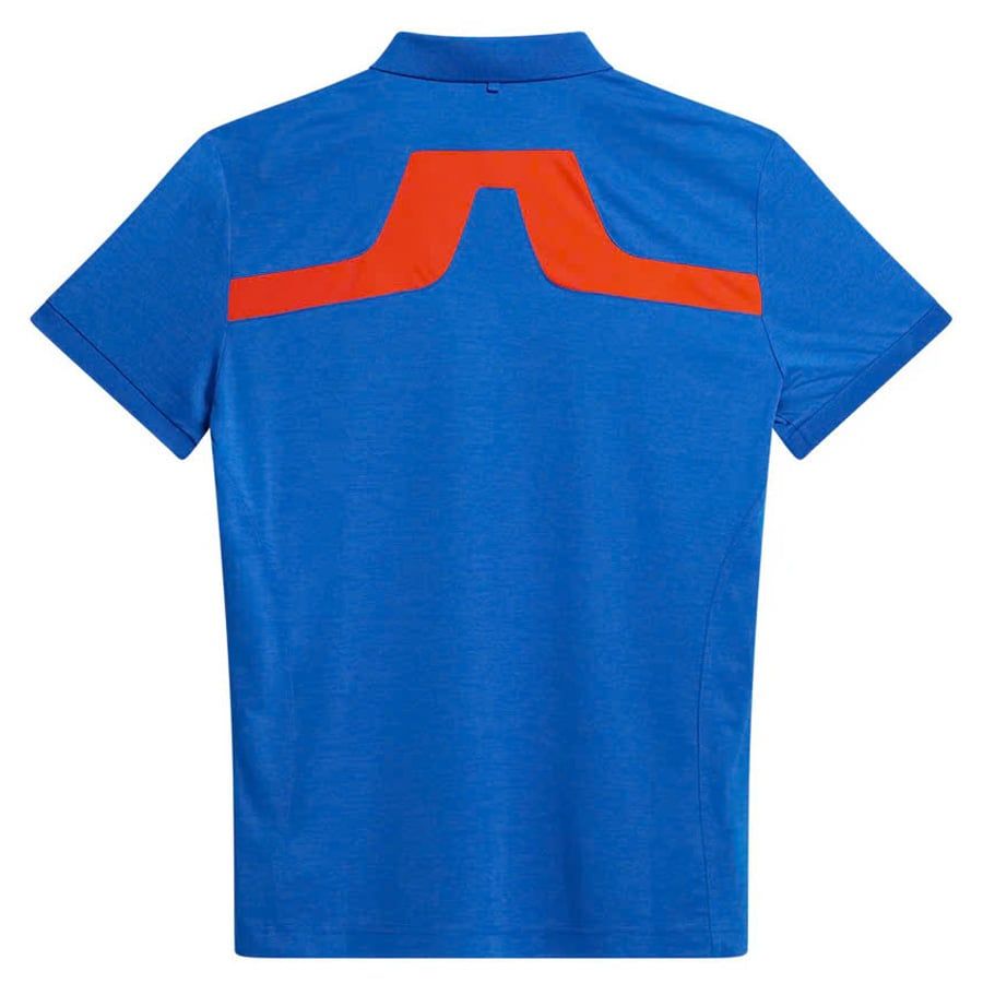 Áo golf nam tay ngắn KV Regular Fit Polo Nautical Blue Melange GMJT091