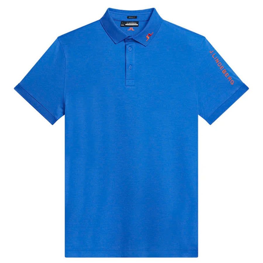 Áo golf nam tay ngắn Tour Tech Reg Fit Polo Nautical Blue Melange GMJT