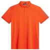Áo golf nam tay ngắn Tour Tech Reg Fit Polo Tangerine Tango Melange GMJT09157-I182 | J.Lindeberg