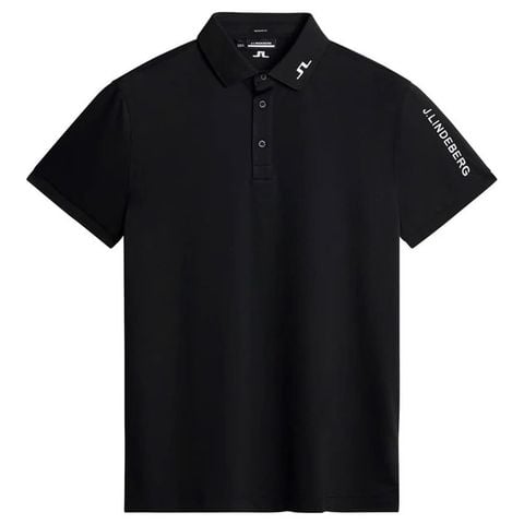 Áo golf nam tay ngắn Tour Tech Reg Fit Polo BLACK GMJT09157-9999 | J.Lindeberg