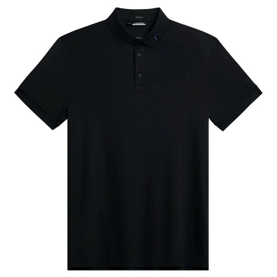 Áo golf nam tay ngắn KV Regular Fit Print BLACK GMJT11526-9999 | J.Lin