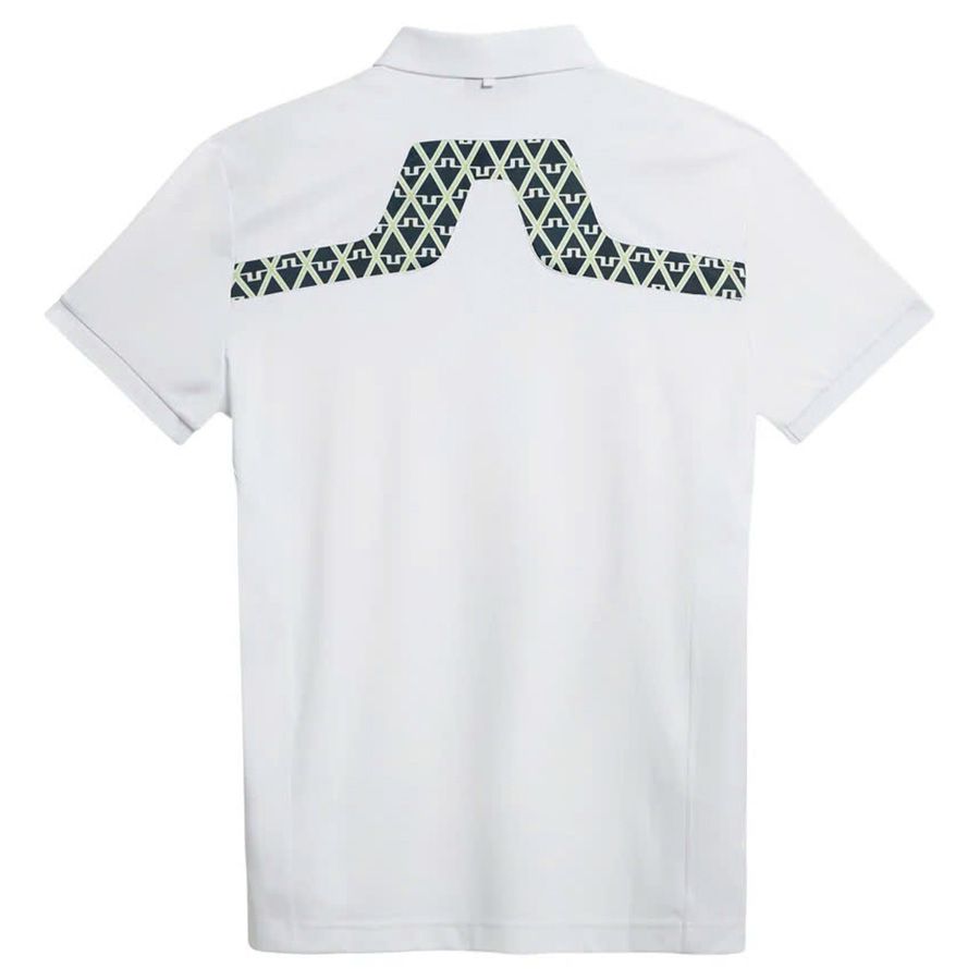 Áo golf nam tay ngắn KV Regular Fit Print WHITE GMJT11526-0000 | J.Lin