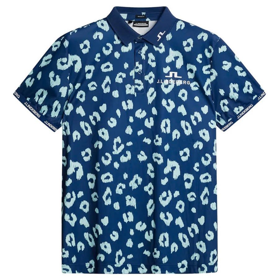 Áo golf nam tay ngắn KV Tour Golf Polo Savanna Estate Blue GMJT11572-O