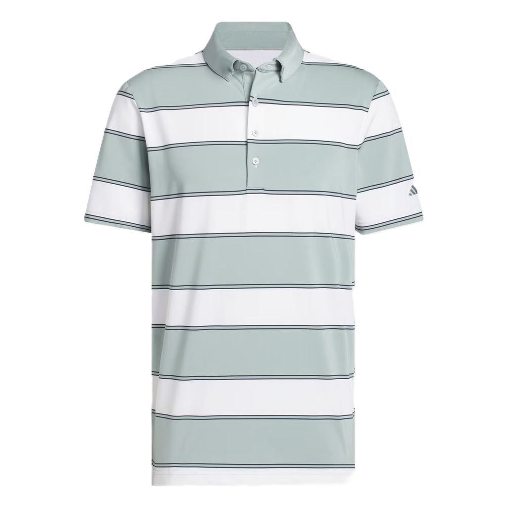 Áo Golf Nam Tay Ngắn Ult+ Jumbo Strp Wosa/White Same/Blanc JZ0478 | Ad