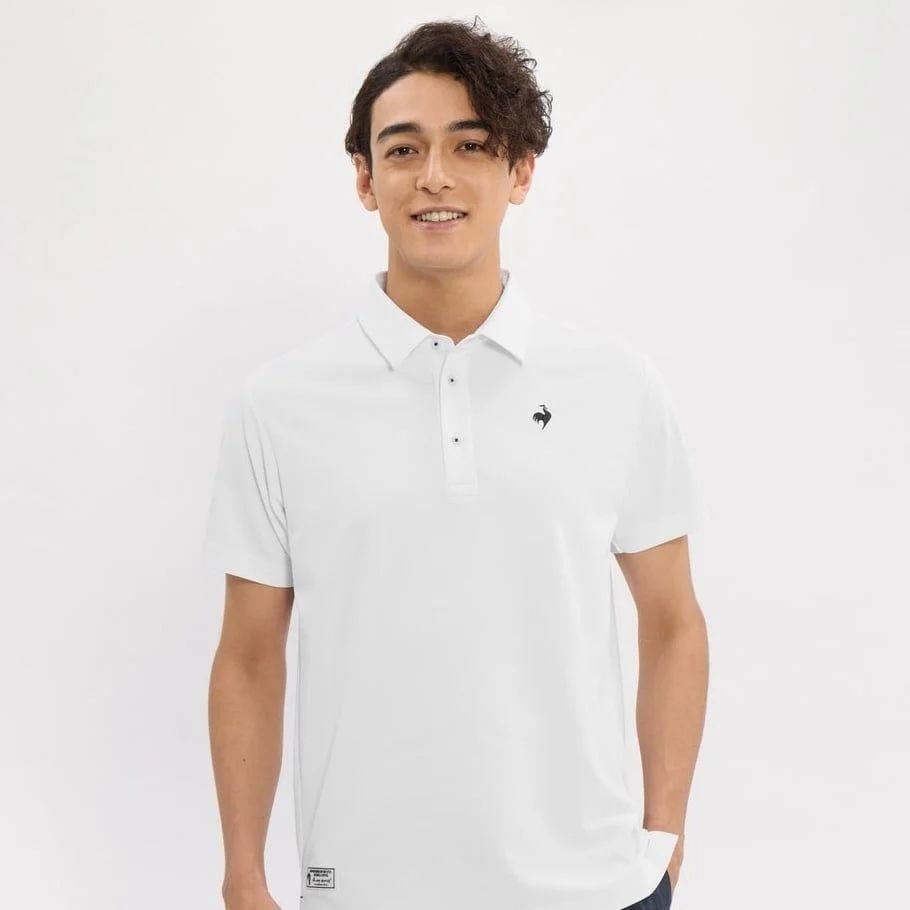 Áo Golf Nam Tay Ngắn LG6SHS15MV-WH00 | Le Coq Sportif