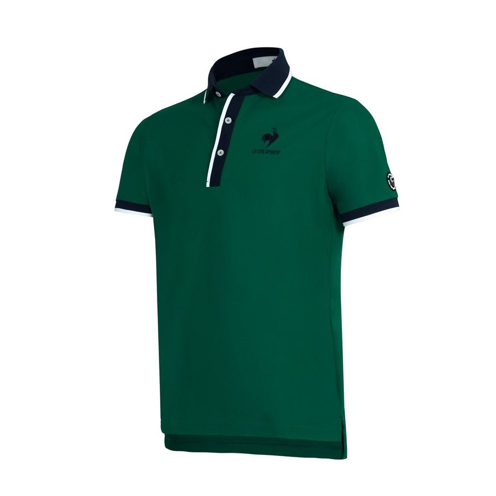 Áo golf tay ngắn nam LG4FHS09MV-GR00 | Le Coq Sportif