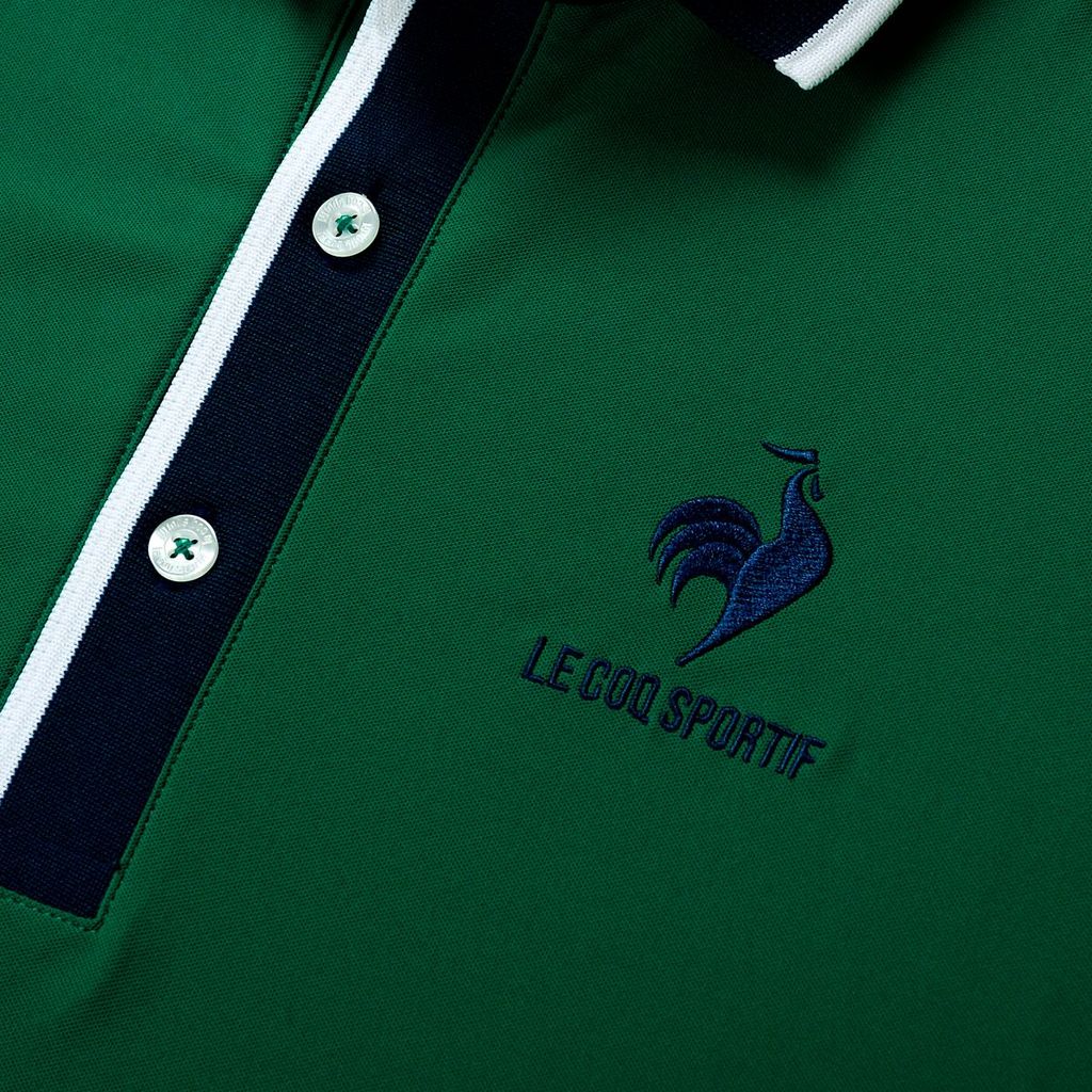 Áo golf tay ngắn nam LG4FHS09MV-GR00 | Le Coq Sportif
