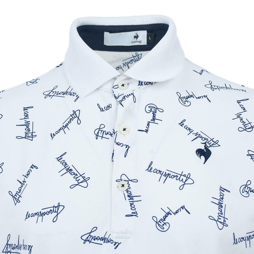 Áo golf tay ngắn nam LG5FHS11MV-WH00 | Le Coq Sportif
