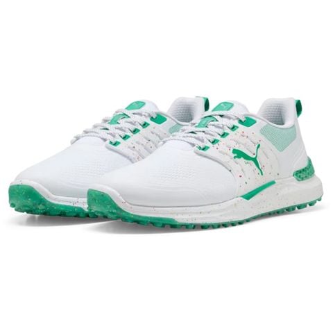 Giày golf nam IGNITE Elevate API - Puma White-Grassy Green-Rosso Corsa 31127601 | PUMA
