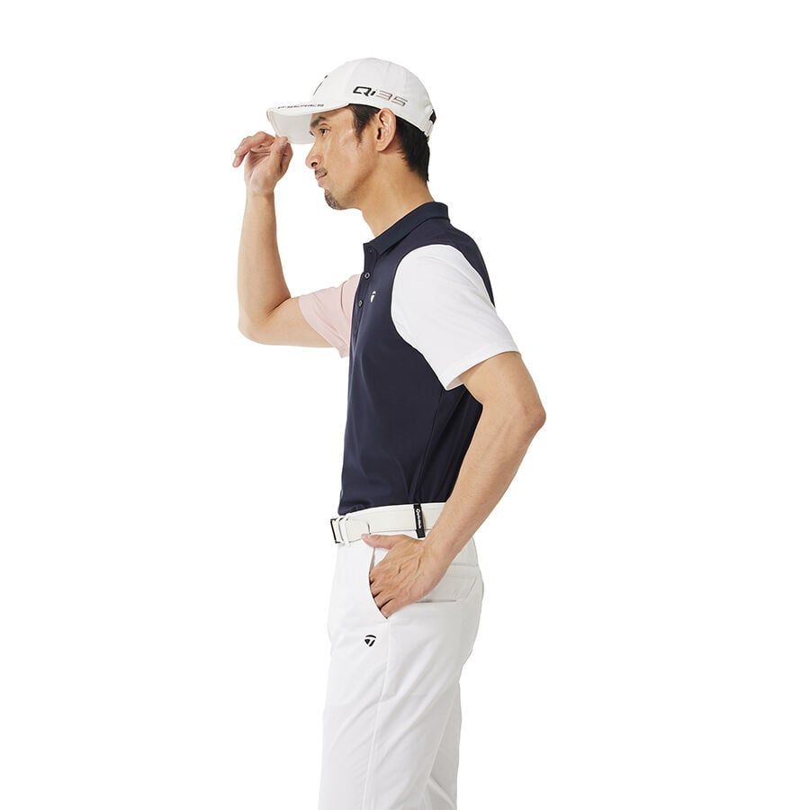 Áo golf nam tay ngắn Color Block 2MFTO-UN965 NAVY M20158 | TaylorMade