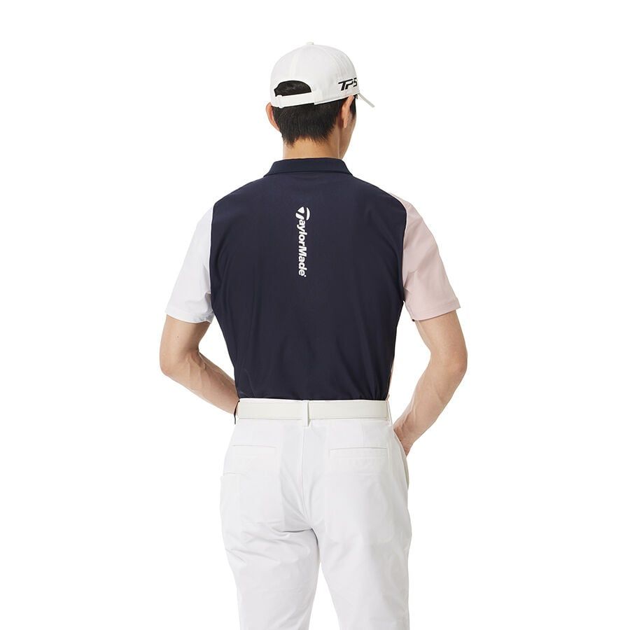Áo golf nam tay ngắn Color Block 2MFTO-UN965 NAVY M20158 | TaylorMade