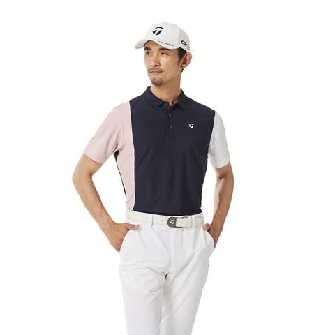 Áo golf nam tay ngắn Color Block 2MFTO-UN965 NAVY M20158 | TaylorMade