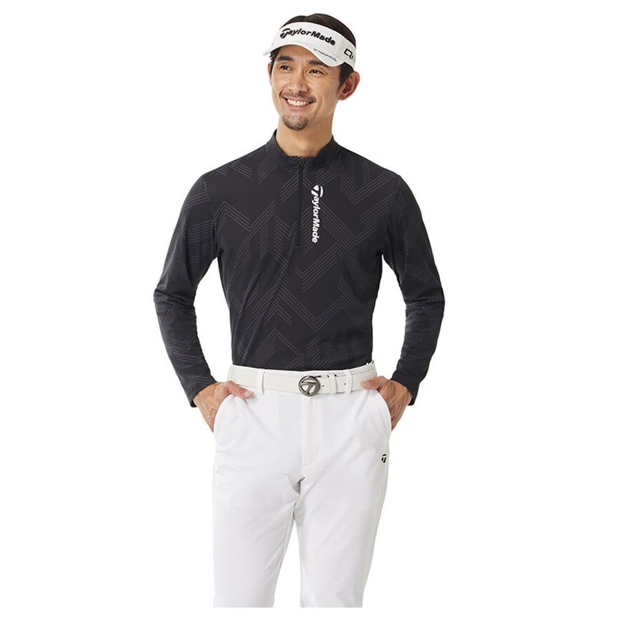 Áo golf nam tay dài T-CONTROL 2MFTO-UN982 BLACK M20212 | TaylorMade