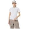 Áo golf nữ tay ngắn zip cổ Mandarin  2WFTO-TL516 WHITE M20323 | TaylorMade