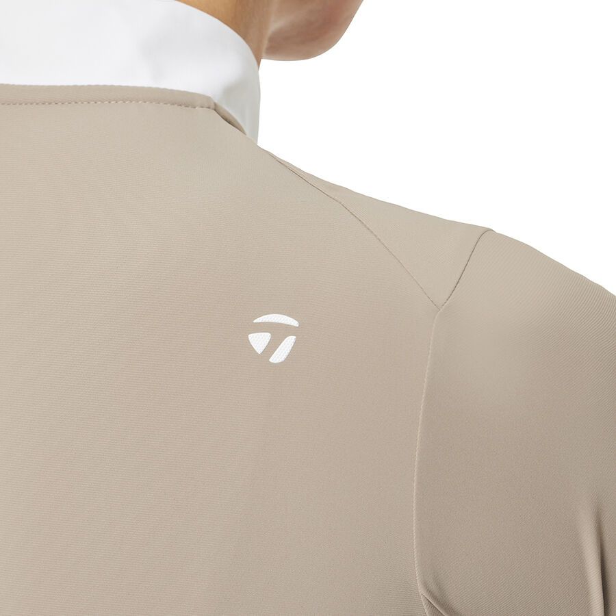 Áo golf nữ tay ngắn zip cổ Mandarin  2WFTO-TL516 M20323 | TaylorMade