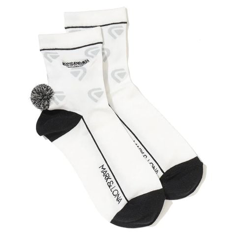 Vớ Golf Nữ MCF-6A-FS61 White | MARK & LONA
