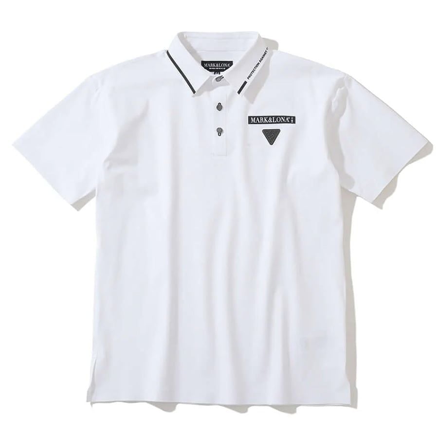 Áo golf nam tay ngắn CD10-CLPL MCM-4A-AP52 (White) | MARK & LONA