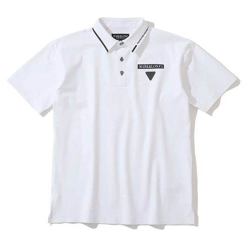 Áo golf nam tay ngắn CD10-CLPL MCM-4A-AP52 (White) | MARK & LONA