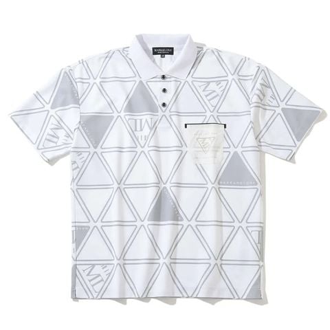 Áo golf nam tay ngắn CD10-TLPL MCM-4B-AP57 (White) | MARK & LONA