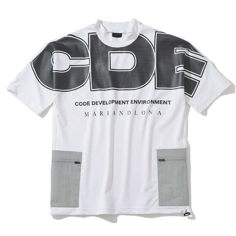 Áo golf nam tay ngắn CD12-DPMT MCM-5A-AA53 (White) | MARK & LONA