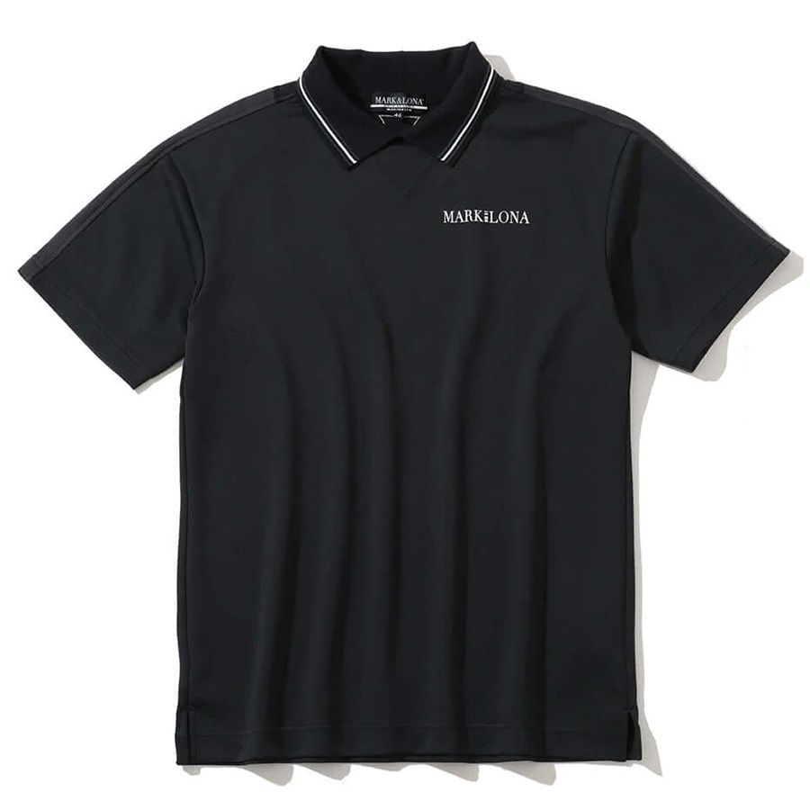 Áo golf nam tay ngắn CD12-FNPL MCM-5A-AP52 (Black) | MARK & LONA