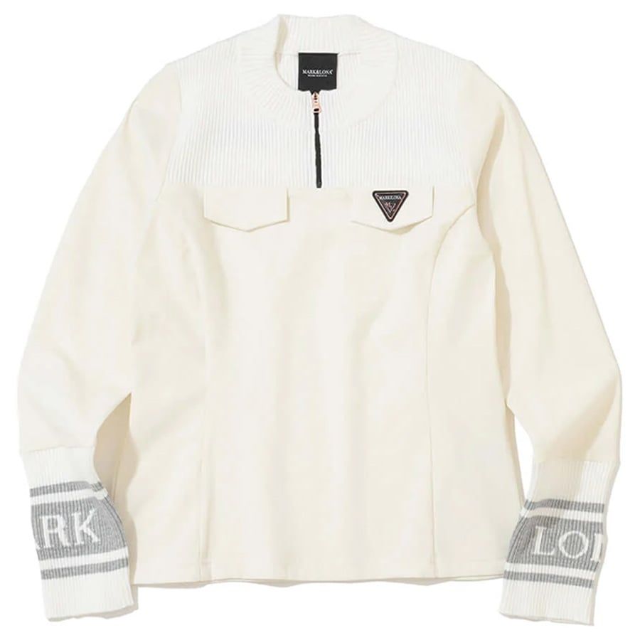 Áo golf tay dài nữ HCQT MCW-5C-AC50 (White) | MARK & LONA