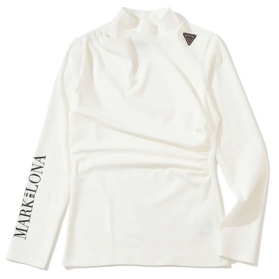 Áo golf tay dài nữ CDMT MCW-5C-AU50 (White) | MARK & LONA