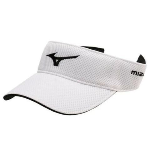 Nón nửa đầu nam DOUBLE RUSSELL MESH VISOR WHITE/BLACK E2MWA02670 | Mizuno