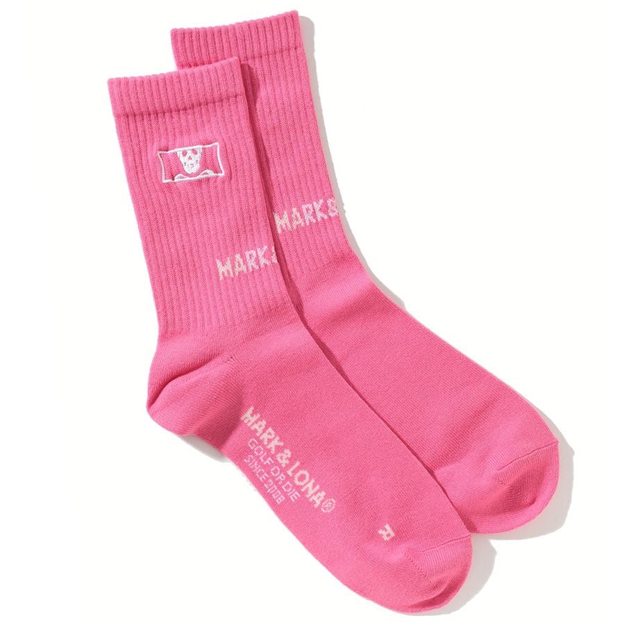 Vớ golf nam Pave Socks 25-27cm MLF-4A-FS32 (Pink) | MARK & LONA