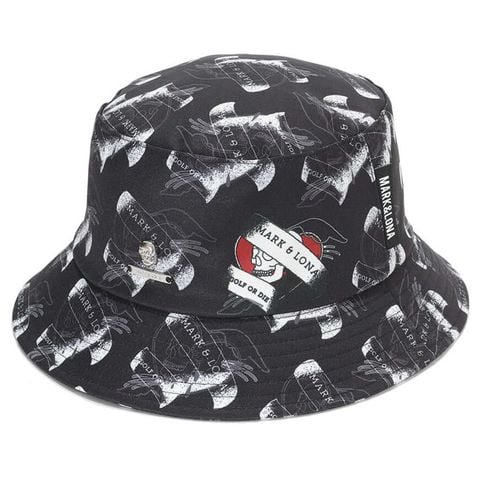 Nón xô Rebel Heart Bucket Hat MLF-5A-FC06 (Black) | MARK & LONA