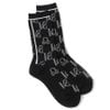 Vớ golf nữ cổ cao Ever Monogram Socks MLF-5A-FS33 ( Black ) | MARK & L