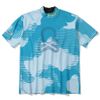 Áo golf nam tay ngắn Flow Camo Mock Neck Tee MLM-5A-AA07 (Blue) | MARK & LONA