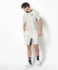 Áo golf nam tay ngắn B.O.C Mesh Mock Tee MLM-5A-AA12 (Ivory) | MARK &
