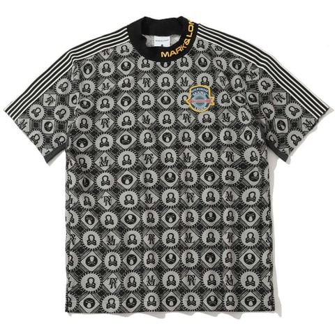 Áo golf nam tay ngắn B.O.C Mesh Mock Tee MLM-5A-AA12  (Black) | MARK & LONA